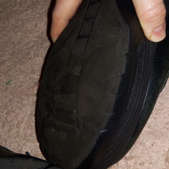 Chunky af leather Eastland platform loafers 8 fit 7-7.5 - Picture 8 of 9